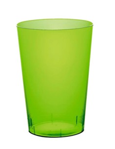 Green Plastic Glass 250cc...