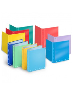Cardboard Binder 4 Rings A4 Various Colors