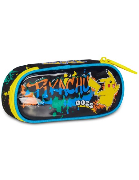 Astuccio Portapenne Ovale Seven Round Plus Pokémon Sing It