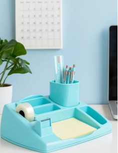 Desk Organiser Box Light Blue 2