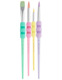 Set 4 Brushes 4 Sizes With... 2
