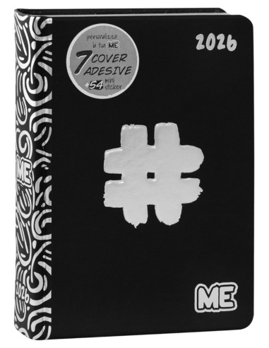 Diario Scuola 16 Mesi 2025/2026 Hashtag Luxury Me Medium