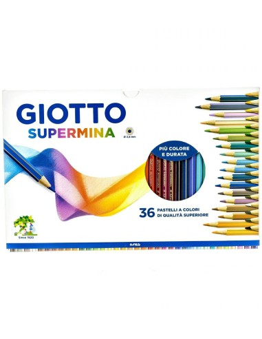 Pastelli Matite Colorate Giotto Supermina 36pz