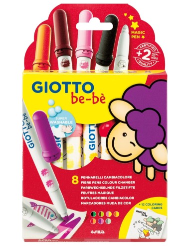 Pennarelli Cambia Colore Giotto Be-bè 8pz