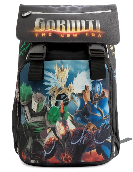 The Gormiti Interchangeable New Era Expandable School Backpack