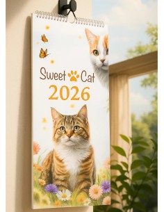 Sweet Cat Wall Calendar 2026 2