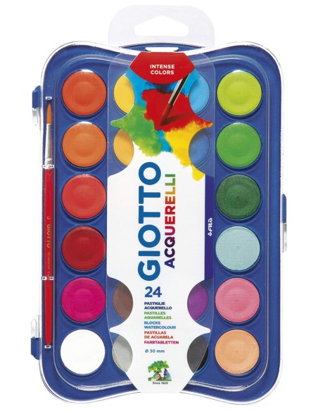 Giotto Gouache Extra Fine 12 ml 12 Pcs. Pack With Palette