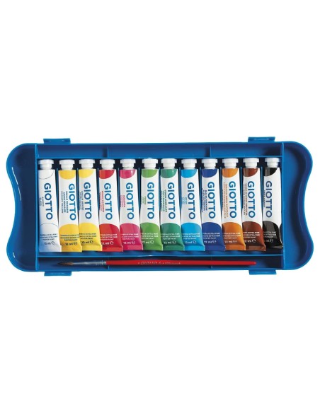 Giotto Gouache Extra Fine 12 ml 12 Pcs. Pack With Palette