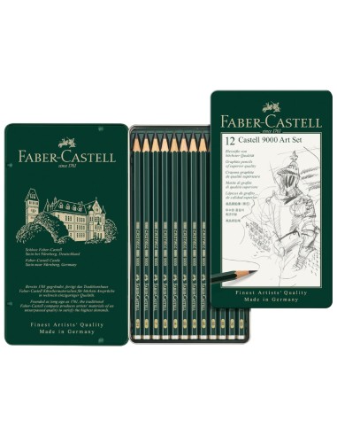 Matite Da Disegno Faber-Castell 9000 Art Set 12pz