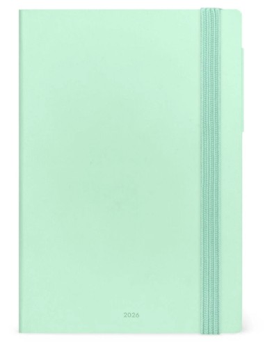 Agenda Giornaliera 12 Mesi 2026 Legami Pastel Mint Medium