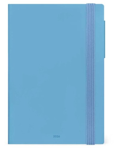 Agenda Giornaliera 12 Mesi 2026 Legami Retro Blue Medium