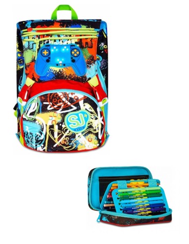 School Pack Zaino Sdoppiabile Più...
