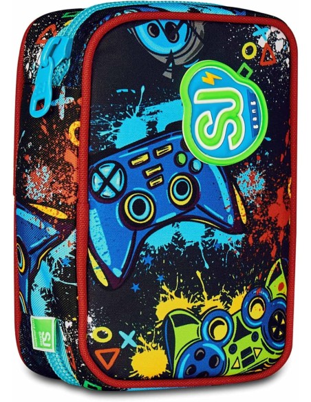 School Pack Zaino Sdoppiabile Più Astuccio Completo Speed Pad Game Led Boy