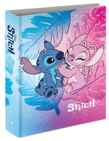 Stitch And Angel Maxi Ring Binder