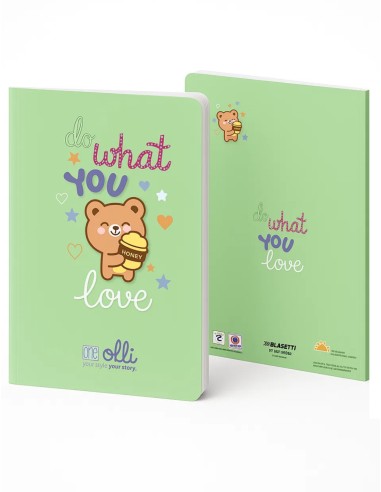 Quaderno Maxi Spillato Olli X One... Quaderno Maxi Spillato Olli X One...