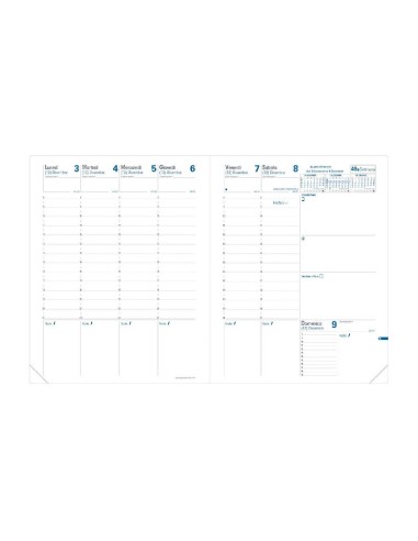 Ricambio Per Agenda Settimanale 13...