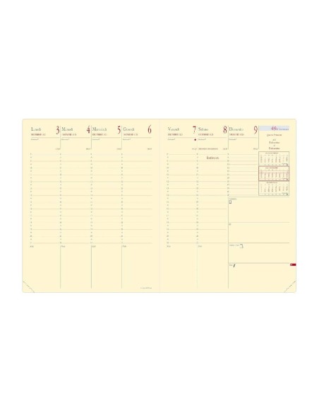 Agenda Settimanale 13 Mesi 2026 Quo Vadis Presidente Prestige Impala Nera