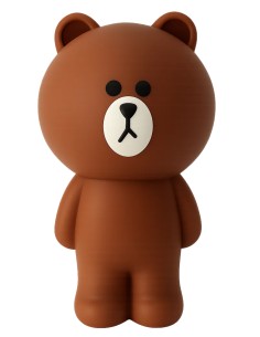 Swipe Silicone Brown Bear