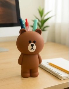 Swipe Silicone Brown Bear 2