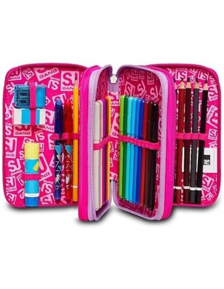 Astuccio Completo 3 Zip Seven Sj Gang Heart Lolly