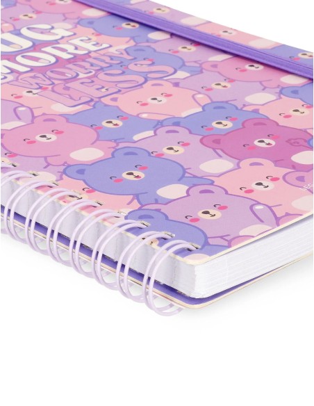 Quaderno Con Spirale A Righe Teddy Bear Legami A4