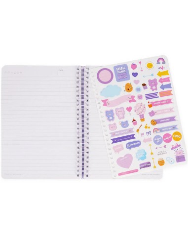 Quaderno Con Spirale A Righe Teddy... Quaderno Con Spirale A Righe Teddy...
