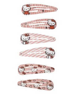 Hello Kitty Hair Clips 6 pcs 2
