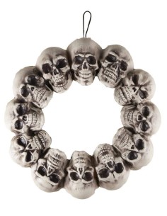 Halloween Skull Wreath 40cm
