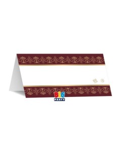 Segnaposti Carta Royal Red...