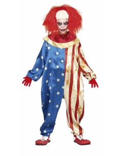 Clown Halloween Costume for...