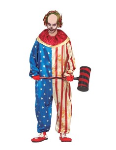 Patriotic Clown Halloween...