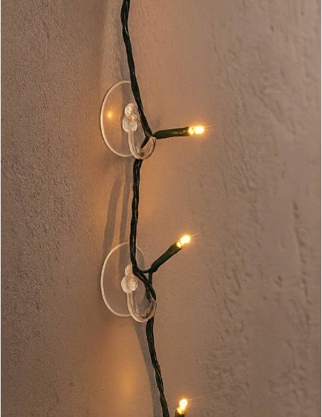 Transparent Suction Hooks For Lights And Decorations Set Of 4