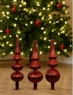 Christmas Tree Glass Red... 2