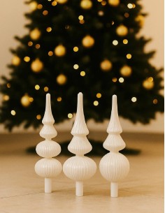 Christmas Tree Glass White... 2