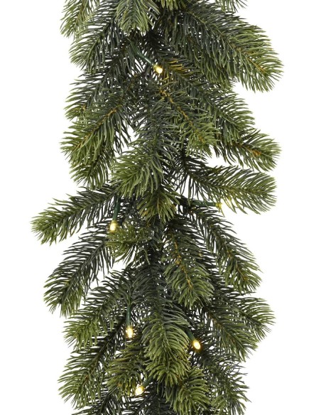 Addobbo Di Natale Tralcio Winnipeg 50 LED 270cm