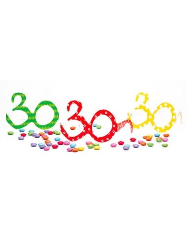 Occhiali Festa 30 Anni In Carta