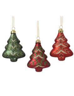 Christmas Glass Tree Bauble...