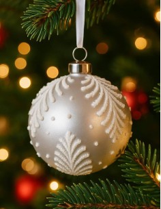 Christmas Glass Silver... 2