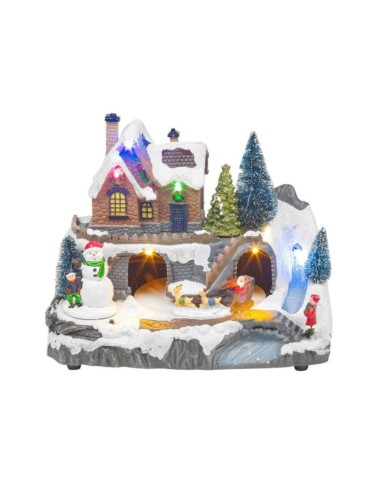 Christmas Music Box Snowy Village... Christmas Music Box Snowy Village...