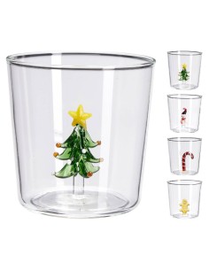Christmas Glass Cup With...