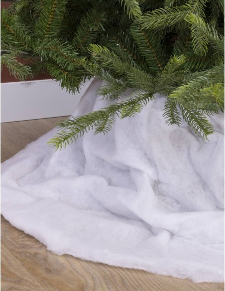 Addobbo Di Natale Tappeto Effetto Neve 120cm