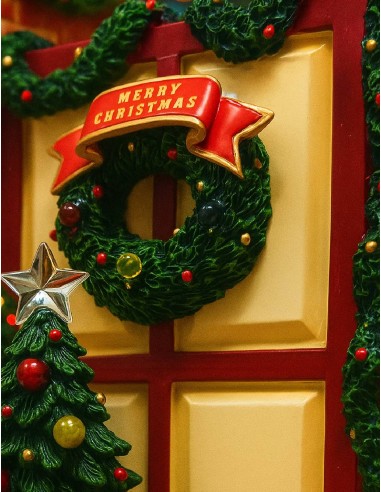 Christmas Music Box Santa at the Door... Christmas Music Box Santa at the Door...