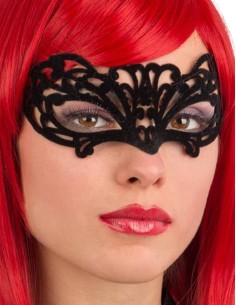 Black Velvet Lace Venetian...