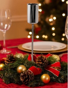 Set Of 4 Silver Metal... 2