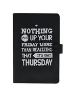 Notebook Silicone A6 Nero