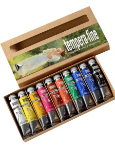Tempera Fine Primary Set Maimeri 20ml 10 Colori