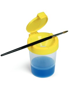 Bicchiere Lava Pennelli Con Coperchio