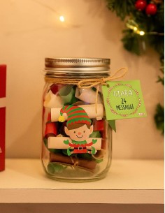 Christmas Jar With 24 Elf... 2