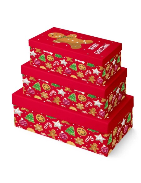 Gingerbread Christmas Gift Box