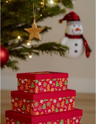 Gingerbread Christmas Gift Box